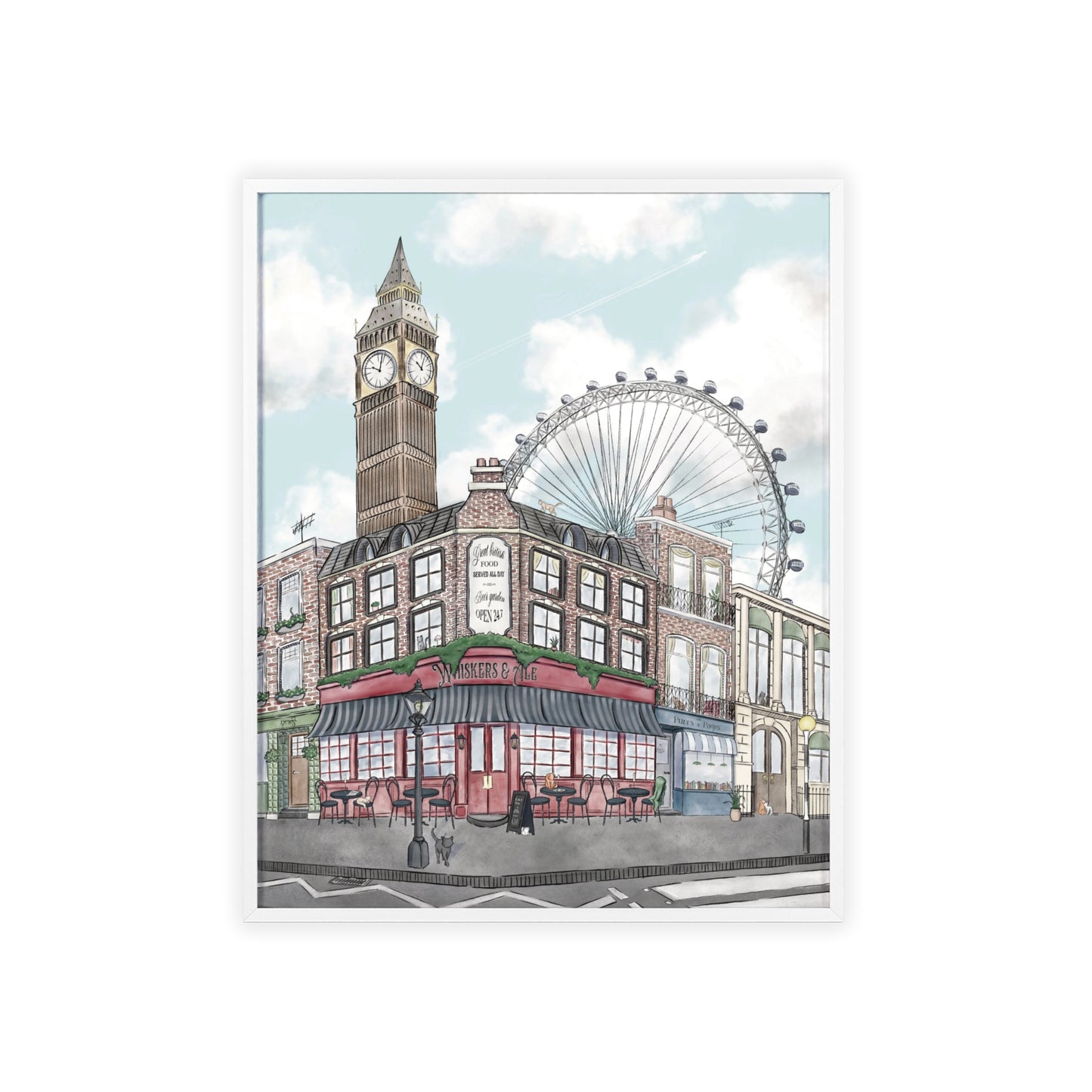London (Framed Art)
