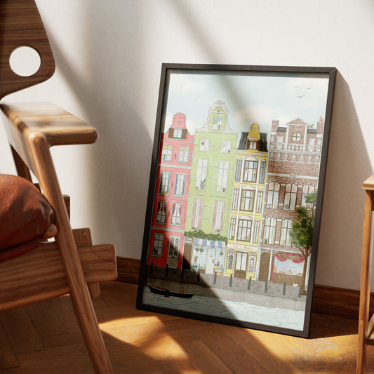 Amsterdam (Framed Art)